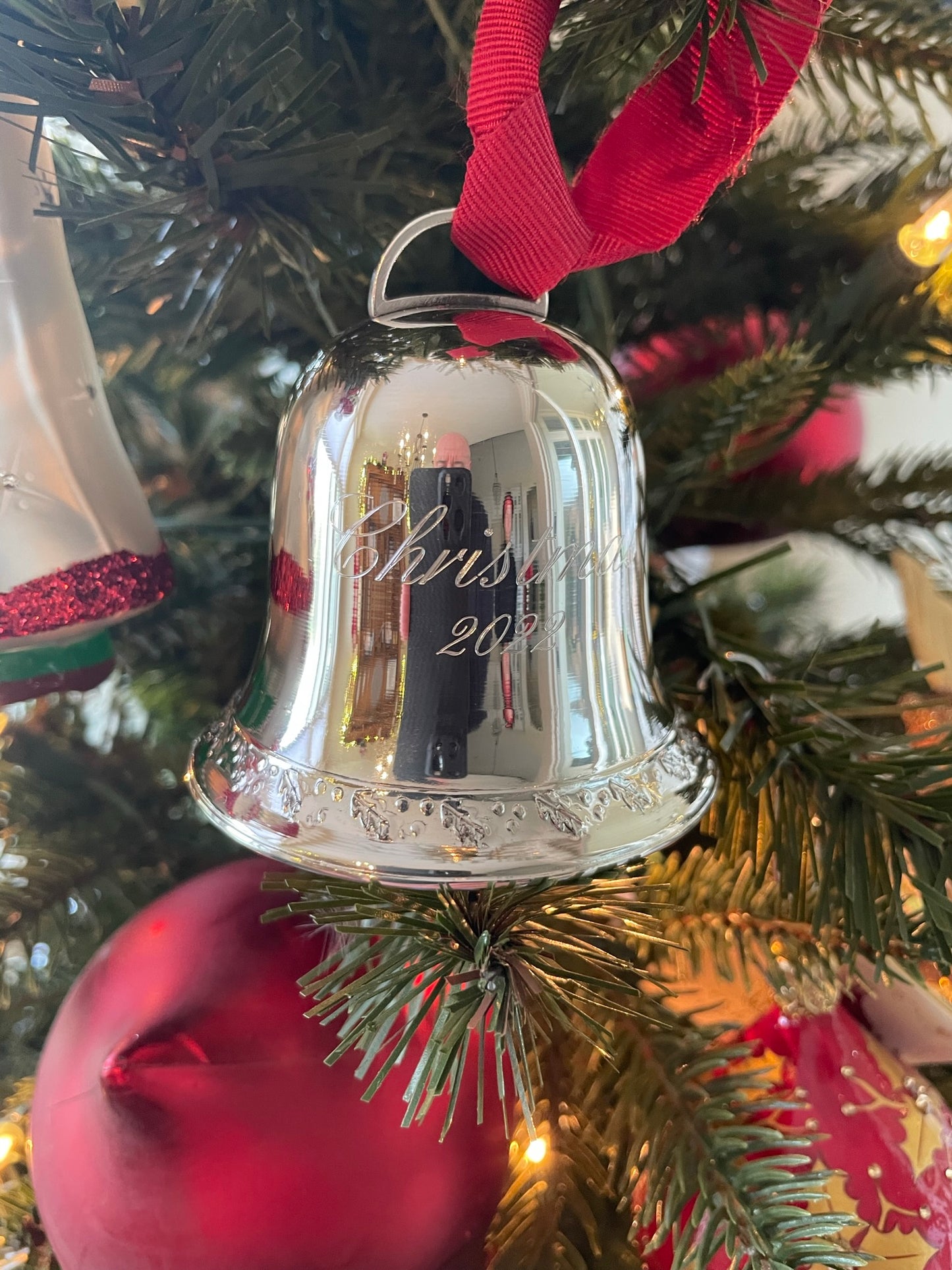 2024 Sterling Silver Christmas Bell Ornament