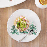 Vietri Lastra Holiday Salad Plate