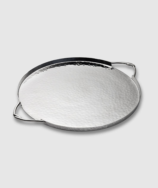 Mary Yurek Infinity Round Tray w/ Twist Handles