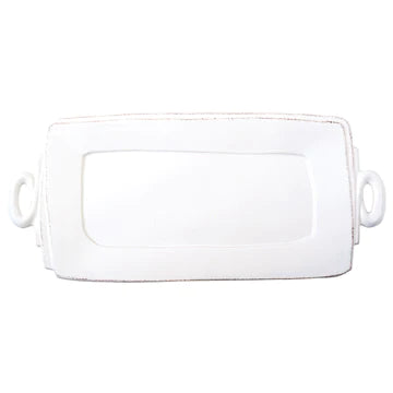 Vietri Lastra Rectangular Handled Platter