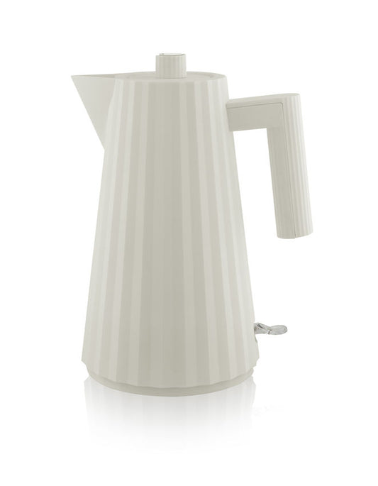 Alessi Electric Kettle Plissé - White