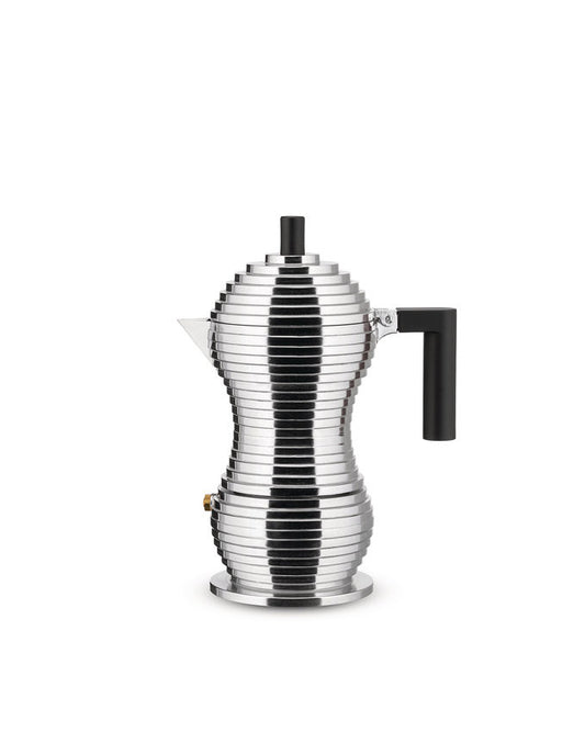 Alessi Espresso Coffee Maker Pulcina - Black Handle