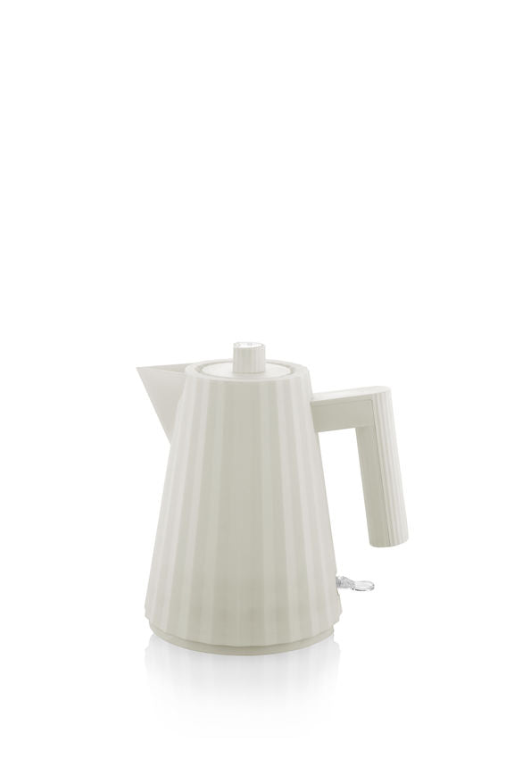 Alessi Electric Kettle Plissé - White