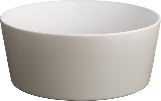 Officina Alessi Large Stoneware Bowl Tonale - Light Grey